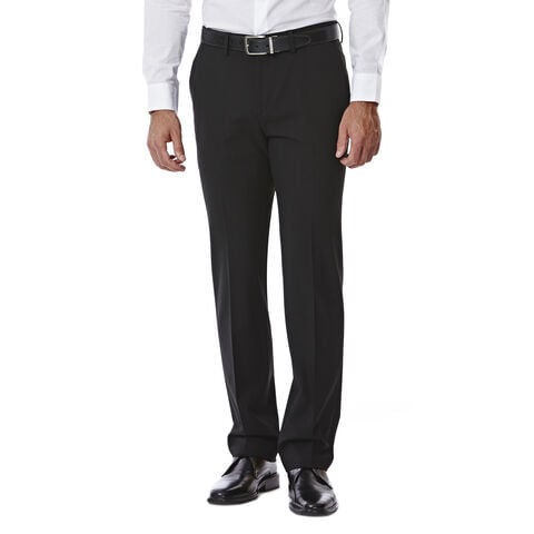JM Haggar Slim 4 Way Stretch Suit Pant, Black