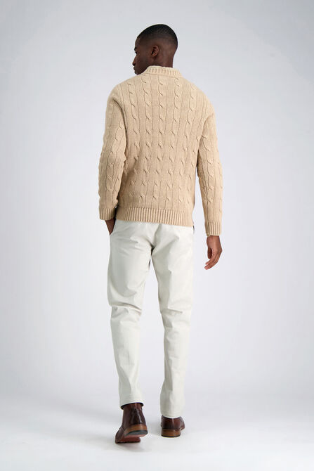 Long Sleeve Crewneck, Camel view# 5