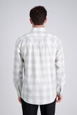 Long Sleeve Brushed Cotton Plaid Shirt, Grey view# 2