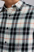 Long Sleeve Flannel Plaid Shirt,  view# 2