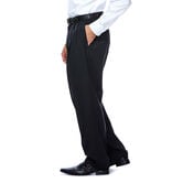 Smart Fiber Herringbone Dress Pant, Black view# 2