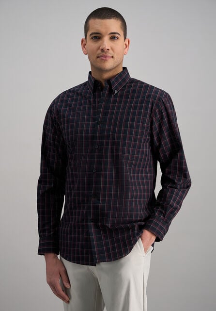 Life Khaki&trade; Long Sleeve Poplin Shirt, Black