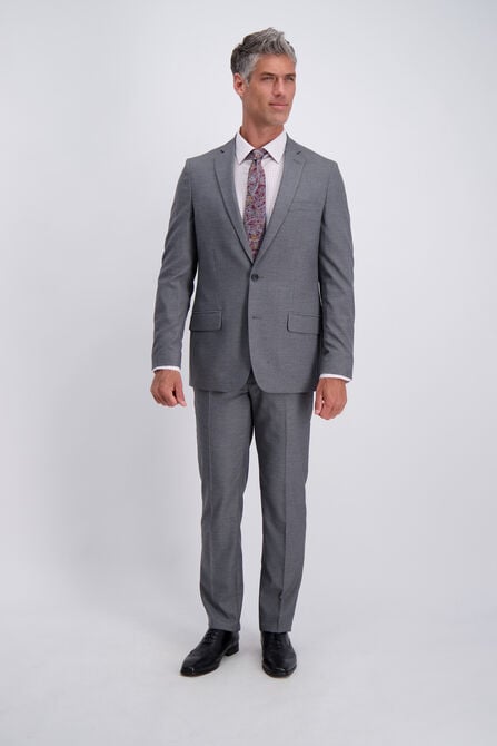 J.M. Haggar Suit Coat - Subtle Grid, Graphite view# 1