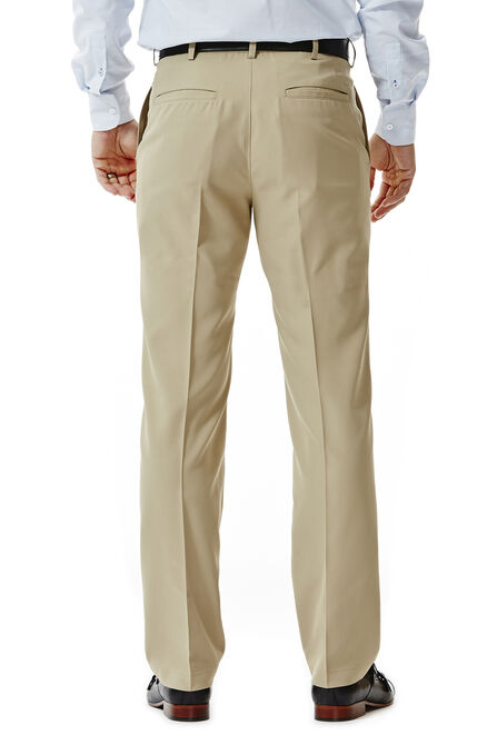 Performance Microfiber Slacks, Tan view# 3