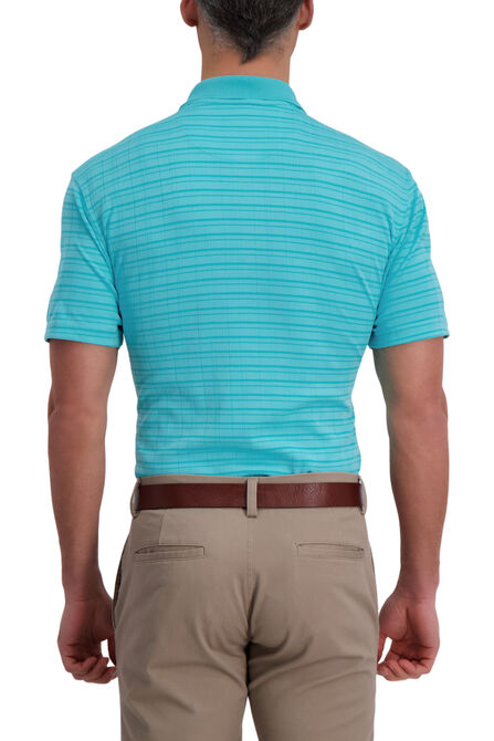 Cool 18&reg; Pro Striped Golf Polo, Waterfall view# 2