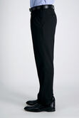 J.M. Haggar Premium Stretch Suit Pant - Pleated Front, Black view# 2