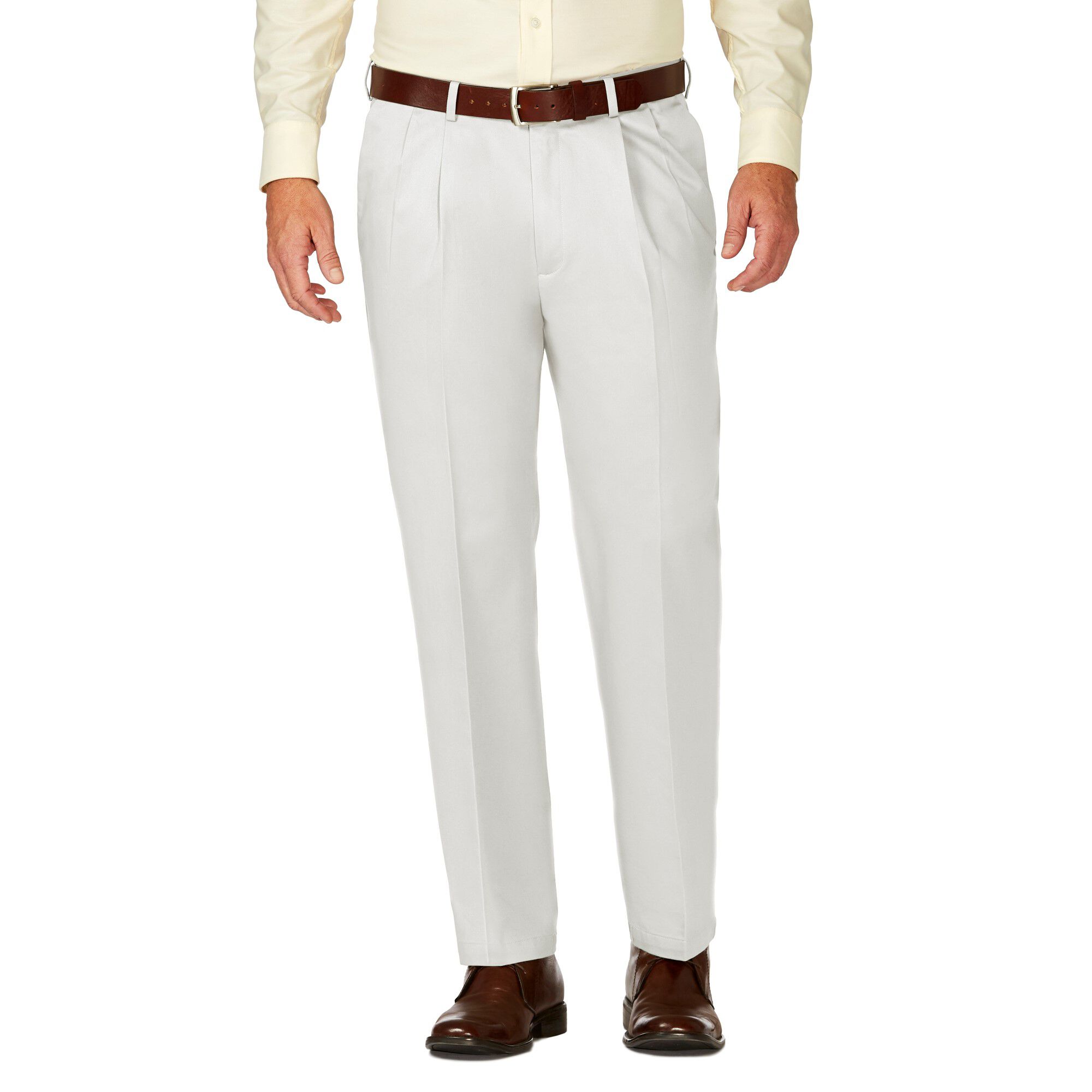 Haggar work to weekend classic fit pleated pants online