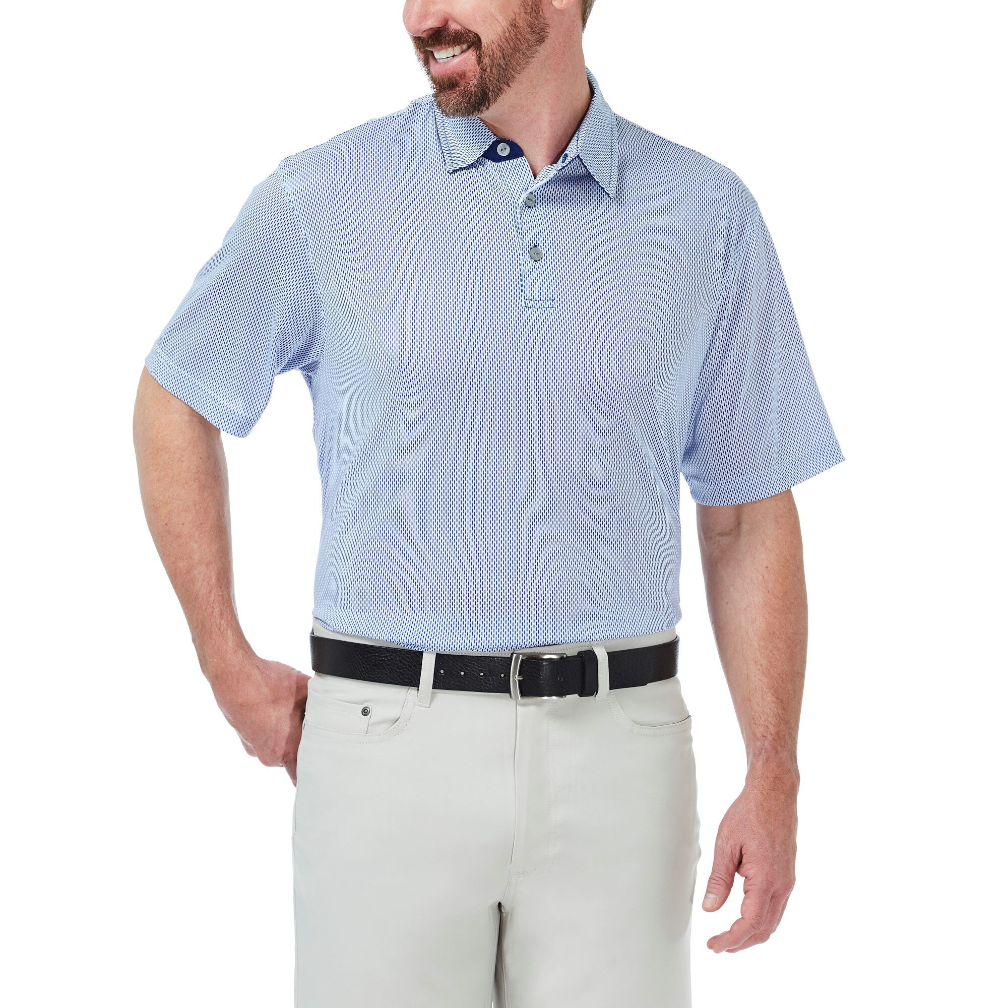 Haggar cool 18 performance polo hot sale