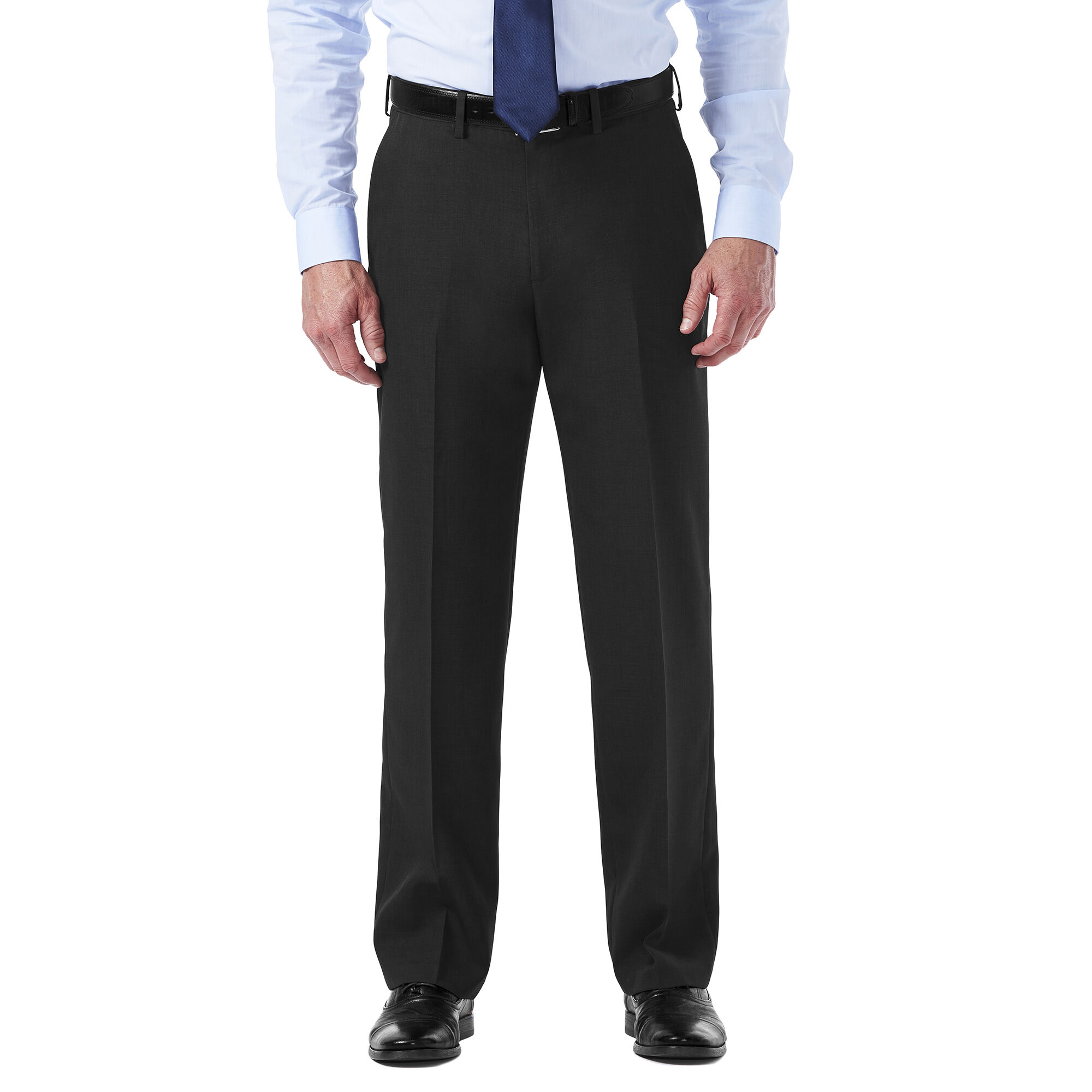 Haggar Travel Performance Suit Separates Pant Ebony (HY00268 Clothing Pants) photo