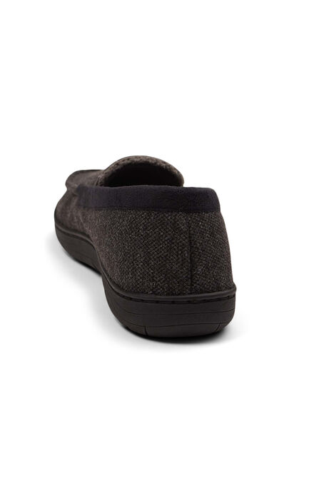 Textured Venetian Slippers, Graphite view# 6