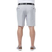 Big &amp; Tall Cool 18&reg; Pro Mini Plaid Short, Grey view# 3