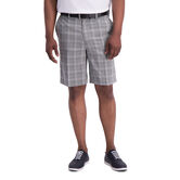 Cool 18&reg; Pro Pinstripe Plaid Short, Light Grey view# 1