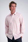 Premium Comfort Dress Shirt -  Light Grey Plaid, Grey view# 1