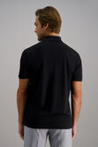 Short Sleeve Pique Polo, Black view# 2