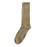 Dress Socks - Solid Ribbed, British Khaki view# 1