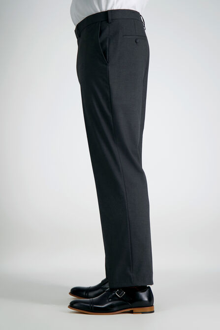 Big &amp; Tall J.M. Haggar Premium Stretch Suit Pant - Flat Front, Dark Heather Grey view# 2