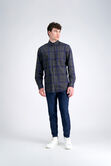 Long Sleeve Brushed Cotton Plaid Shirt,  view# 3