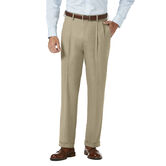 J.M. Haggar Dress Pant - Sharkskin, Oatmeal view# 1