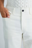Stretch 5-Pocket Corduroy, Winter White view# 6