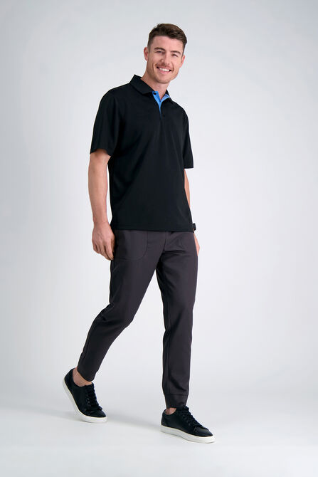 The Active Series&trade; Performance Poly Polo, Black view# 3