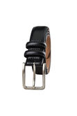 Dress Leather Double Loop - Black, Black view# 2