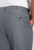Big &amp; Tall Cool 18&reg; Heather Solid Pant, Graphite view# 5