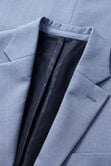 Smart Wash&reg; Tonal Plaid Suit Jacket, Chambray view# 5