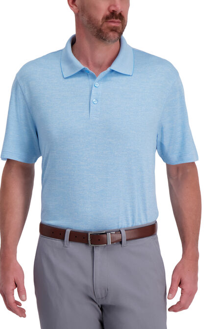 Cool 18&reg; Pro Textured Golf Polo,  Saltwater Blue view# 1