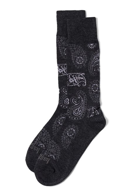 Paisley Socks, Black view# 1