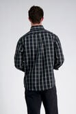Long Sleeve Plaid Button Down Shirt, Grey view# 2