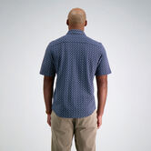 Pique Button Down Shirt - Geo Ditsy, DARK BLUE view# 2