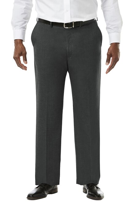 Big &amp; Tall J.M. Haggar Premium Stretch Suit Pant - Flat Front, Medium Grey view# 1