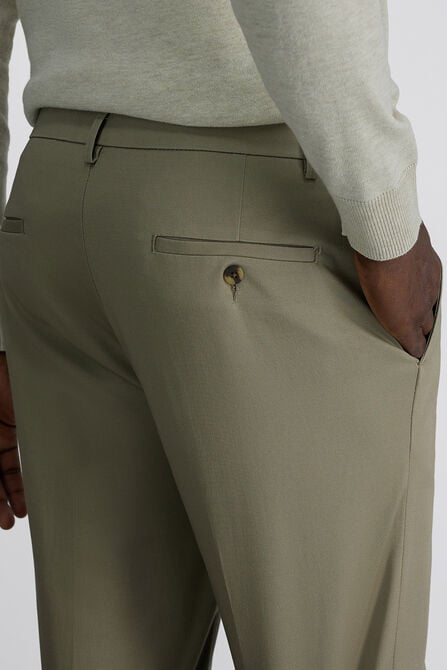 Wrinkle Free Performance Khaki Pant, Khaki view# 6