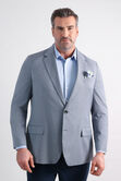 Big &amp; Tall J.M. Haggar Mini Dobby Sportcoat, Blue Slate view# 1