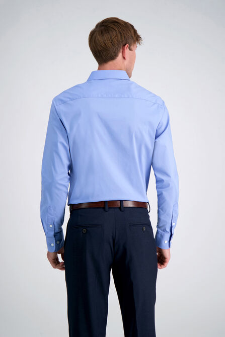 Premium Comfort Solid Dress Shirt, Light Blue view# 2