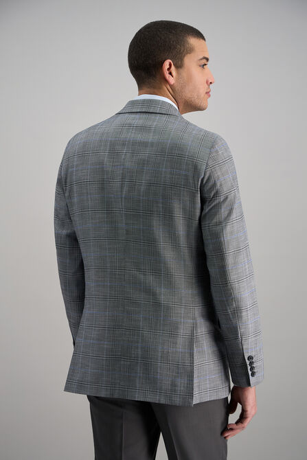 J.M. Haggar Large Plaid Windowpane Sport Coat,  view# 4