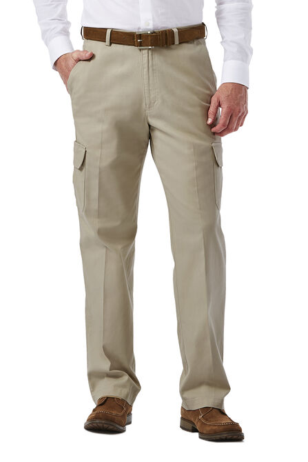 Stretch Comfort Cargo Pant | Classic Fit, Flat Front | Haggar.com