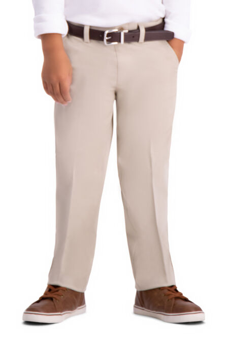 Boys Premium No Iron Khaki &#40;4-7&#41;,  view# 4