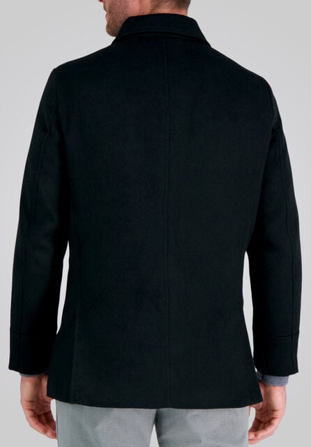 Full Zip Coat, Black