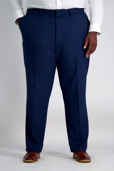 Big &amp; Tall Smart Wash&reg; Suit Separate Pant, Midnight view# 1