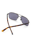 Square Double Bridge Sunglasses,  view# 5