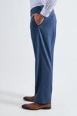 J.M. Haggar Premium Stretch Suit Pant - Flat Front, Chambray view# 2