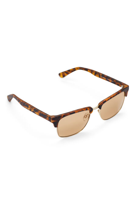 Modern Intellectual Sunglasses, Brown view# 4