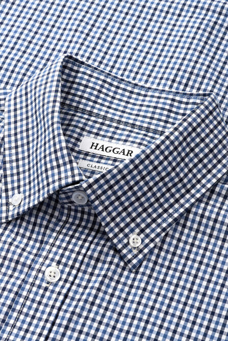 Premium Comfort Dress Shirt - Blue Plaid,  view# 4
