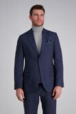 J.M. Haggar Windowpane Suit Jacket, Blue Htr view# 2