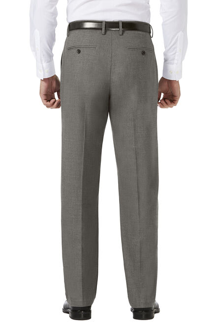 J.M. Haggar Dress Pant - Sharkskin, Med Grey view# 3