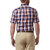 Plaid Button Down Shirt, Orange view# 2