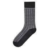 Bayshore Check Socks, Black view# 1