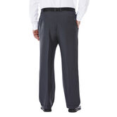 Big &amp; Tall E-CLO&trade; Stria Dress Pant, Med Grey view# 3