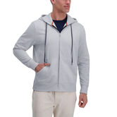 Full Zip Solid Fleece Hoodie Sweatshirt,  view# 4